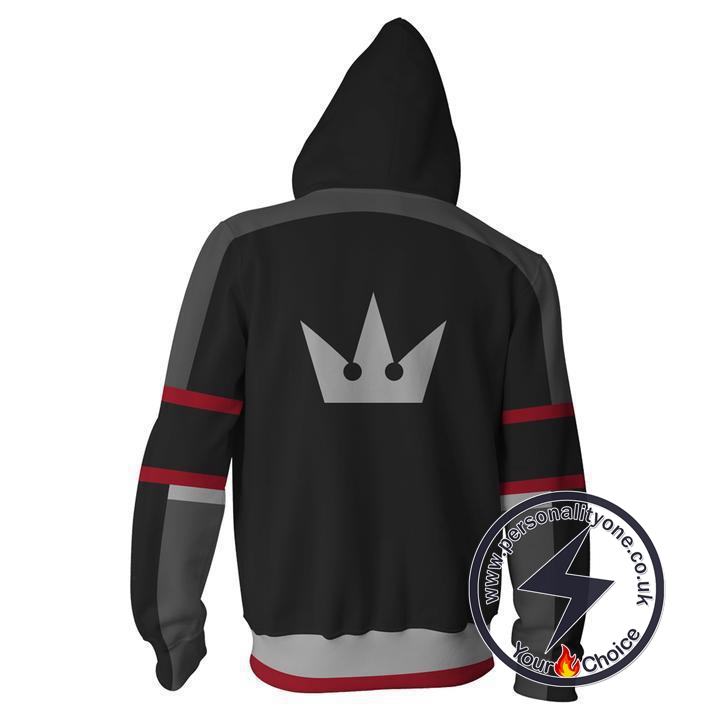 Kingdom Hearts Sora Zip Up Hoodie Jacket